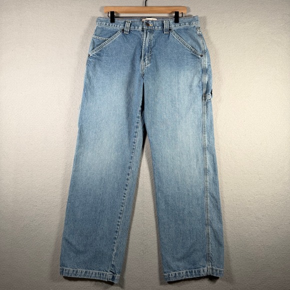 Levi Strauss Signature Other - Levi Strauss Signature Mens Carpenter Jeans Light Wash Workwear Denim 34x31